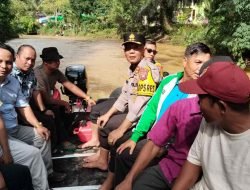 Kapolres Melawi Ajak Warga Waspada Banjir dan Jaga Kamtibmas Jelang Pemilu