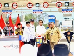 Menteri ATR/Kepala BPN Dampingi Presiden RI Resmikan Jalan Tol Pekanbaru-Padang Ruas Bangkinang-XIII Koto Kampar