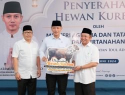 Serahkan 72 Hewan Kurban, Menteri AHY Maknai Iduladha: Semangat Berbagi kepada Sesama