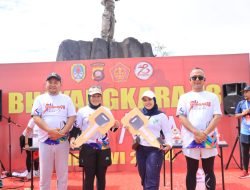Bertabur Door Prize, Polres Melawi Sukses Gelar Fun Run