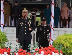 Polres Melawi Gelar Upacara dan Syukuran HUT Bhayangkara ke 78