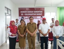 Semarakkan HUT RI ke 79, Kantor Pertanahan Melawi Gelar Aksi Donor Darah