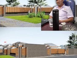 Wajah Kantor Bupati Melawi Dipercantik, Perkimtan Bangun Pagar Mewah