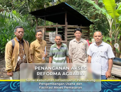 Kantah Melawi Kunjungi Tanjung Lay untuk Survei Kebutuhan Infrastruktur Pengembangan Kelompok Tani Aren Luwak