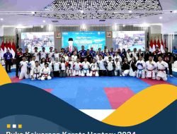 Menteri AHY Buka Kejuaraan Karate Hantaru 2024