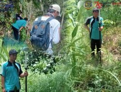 Seksi Pengadaan Tanah dan Pengembangan Kantah Melawi Lakukan Konsolidasi Tanah di Desa Tanjung Sari