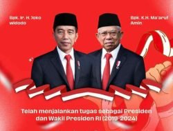 Segenap Jajaran Kantor Pertanahan Melawi Mengucapkan Terima Kasih Kepada Joko Widodo dan Ma’ruf Amin