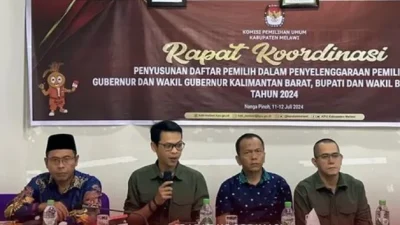 Rakor Penyusunan Daftar Pemilih, KPU Ungkap Potensi Jumlah Pemilih Melawi