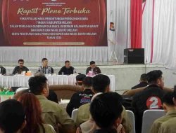 KPU Melawi Tetapkan Perolehan Suara Pilbup