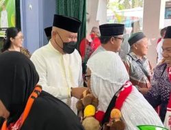 Bupati Dadi Sambut Kepulangan Jamaah Haji Melawi di Embarkasi Batam