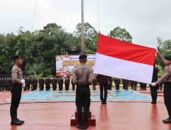 Peringati Hari Sumpah Pemuda Ke 97, Polres Melawi Gelar Upacara Bendera