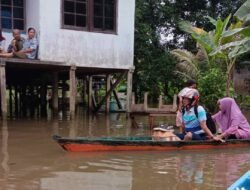 Enam Desa di Kecamatan Tanah Pinoh Terdampak Banjir, Camat Budiman: Debit Air Mulai Surut, Warga Tetap Diminta Waspada