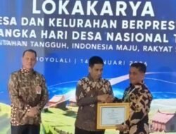 Kemendagri Anugerahi Desa Paal Penghargaan Desa Berprestasi Nasional
