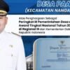 Desa Paal Raih Penghargaan Nasional, Bupati Melawi Sampaikan Apresiasi Bukti Tata Kelola Desa Berkualitas