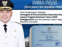 Desa Paal Raih Penghargaan Nasional, Bupati Melawi Sampaikan Apresiasi Bukti Tata Kelola Desa Berkualitas