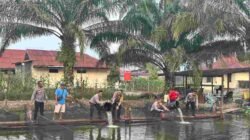Polres Melawi Perkuat Program Ketahanan Pangan Melalui Budidaya Ikan di Polsek Jajaran