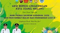 Sambut HPSN dan Ramadhan, Pemkab Melawi Gelar Aksi Bersih Lingkungan Kota Juang