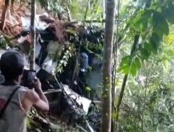 Puing Helikopter PK-CFX Ditemukan, Evakuasi Terkendala Medan Terjal