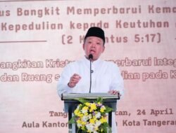 Hadiri Perayaan Paskah Kementerian ATR/BPN, Menteri Nusron: Paskah Membangun Semangat Kebangkitan Bangsa