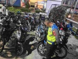 Razia Knalpot Brong dan Balap Liar, 21 Kendaraan Diamankan