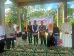 54 Paket Diserahkan Pada Lebaran Yatim dan Penyandang Disabilitas di Desa Tanjung Tengang
