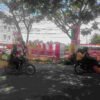 Semarak HUT RI ke-81, Pedagang Musiman Atribut Merah Putih Padati Nanga Pinoh
