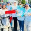 Sambut HUT ke-81 RI, TP PKK Melawi Bagikan Bendera Merah Putih dan Masker kepada Warga