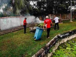 Semarak Harhubnas 2026, UPBU Nanga Pinoh Gelar Korve Bersihkan Lingkungan